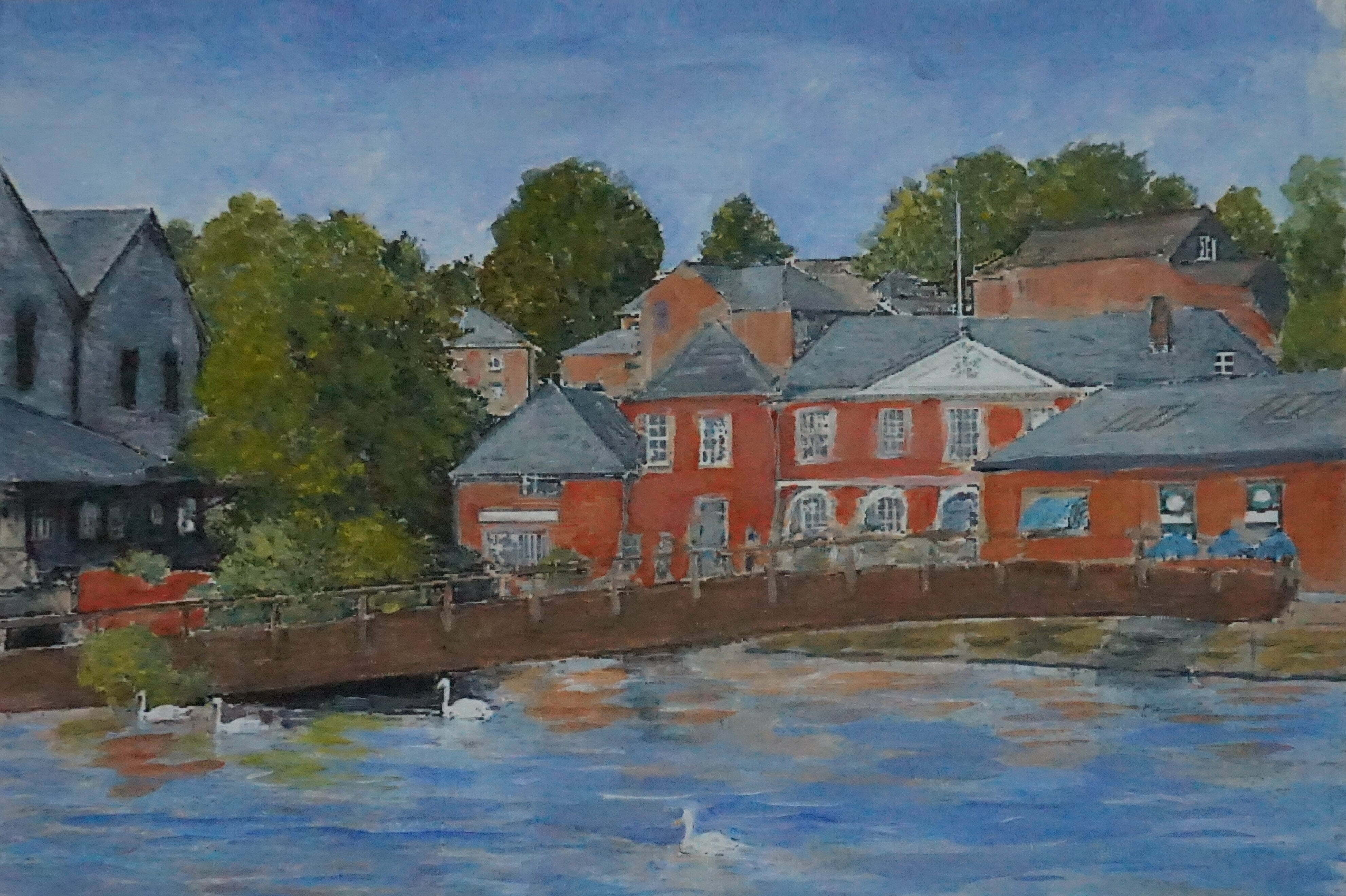 Exeter Quay Old Bridge SOLD Art Gallery SW Ltd