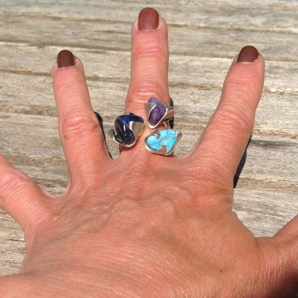 Statement stone rings sale