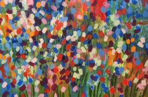 TULIP FESTIVAL BY TONIA BEAR Abstract Art (SOLD)