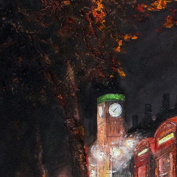 Big Ben Night London British Artist Diane Griffiths