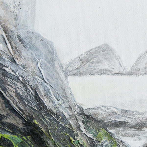 Glimpse Gull Rocks Holywell Bay Cornish Artist Diane Griffiths