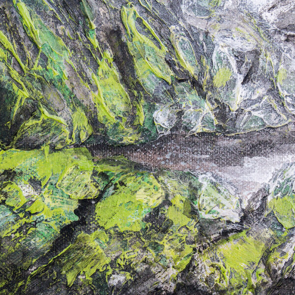 Glimpse Gull Rocks Holywell Bay Cornish Artist Diane Griffiths