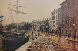 EXETER QUAY BY GASLIGHT